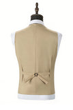 Dark Green 3 Piece One Button Notch Lapel Men's Prom Suits