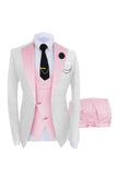 Dark Green 3 Piece One Button Notch Lapel Men's Prom Suits