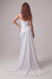 Strapless Light Blue Sheath Pleated Long Floral Dress