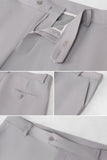 2 Piece Black Peak Lapel Double Breasted Men's Prom Suits