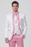 Royal Blue 3 Piece One Button Men's Suits