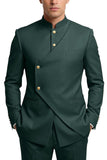Coffee 2 Piece Single Breasted Men's Prom Suits