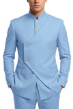 Coffee 2 Piece Single Breasted Men's Prom Suits
