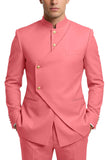 Coffee 2 Piece Single Breasted Men's Prom Suits