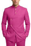 Coffee 2 Piece Single Breasted Men's Prom Suits