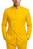 Coffee 2 Piece Single Breasted Men's Prom Suits