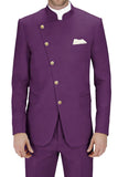 Royal Blue Slim Fit Single Breasted 2 Piece Men's Prom Suits