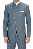 Royal Blue Slim Fit Single Breasted 2 Piece Men's Prom Suits