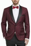 2 Piece Royal Blue Shawl Lapel One Button Men's Suits