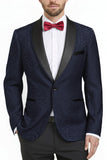 2 Piece Royal Blue Shawl Lapel One Button Men's Suits