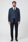 Beige Lapel Single Breasted Men's Jacket