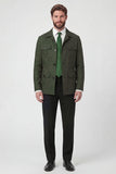 Beige Lapel Single Breasted Men's Jacket