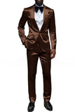 Champagne 2 Piece Shawl Lapel One Button Men's Suits