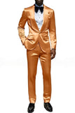 Champagne 2 Piece Shawl Lapel One Button Men's Suits