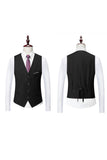 Dark Grey 2 Piece Notched Lapel Single Breasted Men's Suits