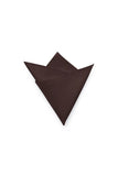 Black Satin Pocket Square
