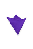 Black Satin Pocket Square