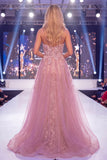 Sparkly Blush Sweetheart Mermaid Sequin Long Gala Dress