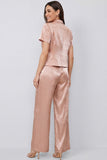 2 Piece Peaked Lapel Dusty Rose Women's Work Suits