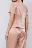 2 Piece Peaked Lapel Dusty Rose Women's Work Suits