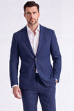 2 Piece Beige Single Breasted Notched Lapel Men's Work Suits