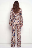 Sparkly Black Peak Lapel Sequins Women Suits with Flare Sleeves