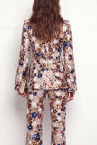 Sparkly Black Peak Lapel Sequins Women Suits with Flare Sleeves