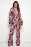Sparkly Black Peak Lapel Sequins Women Suits with Flare Sleeves