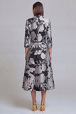 2 Piece Sage Green Floral Notched Lapel Women's Skirt Suits with Pockets