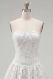 Sweetheart A-Line White Mini Graduation Dress