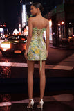 Sweetheart Corset Blush Bodycon Ruched Lace Up Back Cocktail Party Dress