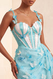 Blush Corset Bodycon Sequin Party Dress with Pearls