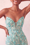 Pink Sweetheart Bodycon Sequin Homecoming Dress with Lace Up Back