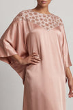 Blue Sheath 3/4 Sleeves Long Mother Of the Bride Dress with Pockets