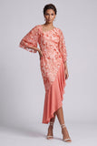 Champagne Mermaid Asymmetrical Sequins Mother Of the Bride Dress with Ruffles