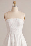 Strapless A-Line Short Bridal Shower Dress