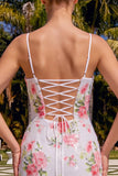 Sparkly White Bodycon Spaghetti Straps Sequin Cocktail Dress with Lace Up Back