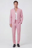 Black 2 Piece Slim Fit Men's Work Suits