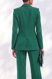Vintage Acacia Fitted Notched Lapel Long Sleeves Women Suits