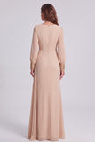 Champagne Sequins Floral Asymmetrical Formal Dress with Side Streamer