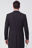 Black Peak Lapel 3 Piece Single Breasted Men's Prom Suits
