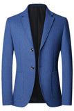Notch Lapel Brown Single Breasted Men's Prom Blazer