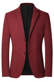 Notch Lapel Brown Single Breasted Men's Prom Blazer