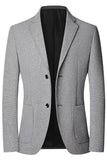 Notch Lapel Brown Single Breasted Men's Prom Blazer