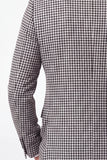 Black Double Breasted Notched Lapel Men's Blazer
