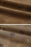 Notch Lapel Brown Single Breasted Men's Prom Blazer