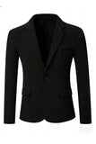 White Notch Lapel One Button Men's Prom Suits Jacket