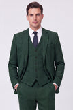 Brown Single Breasted 3 Piece Notch Lapel Men's Prom Suits