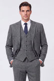 Brown Single Breasted 3 Piece Notch Lapel Men's Prom Suits