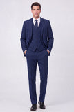 Brown Single Breasted 3 Piece Notch Lapel Men's Prom Suits